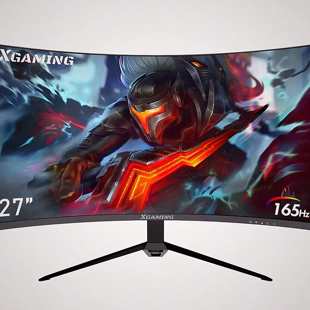 27-Inch Curved Gaming Monitor-165Hz/144Hz, Wide 16:9 1440P, 1ms AMD, QHD2K HDR