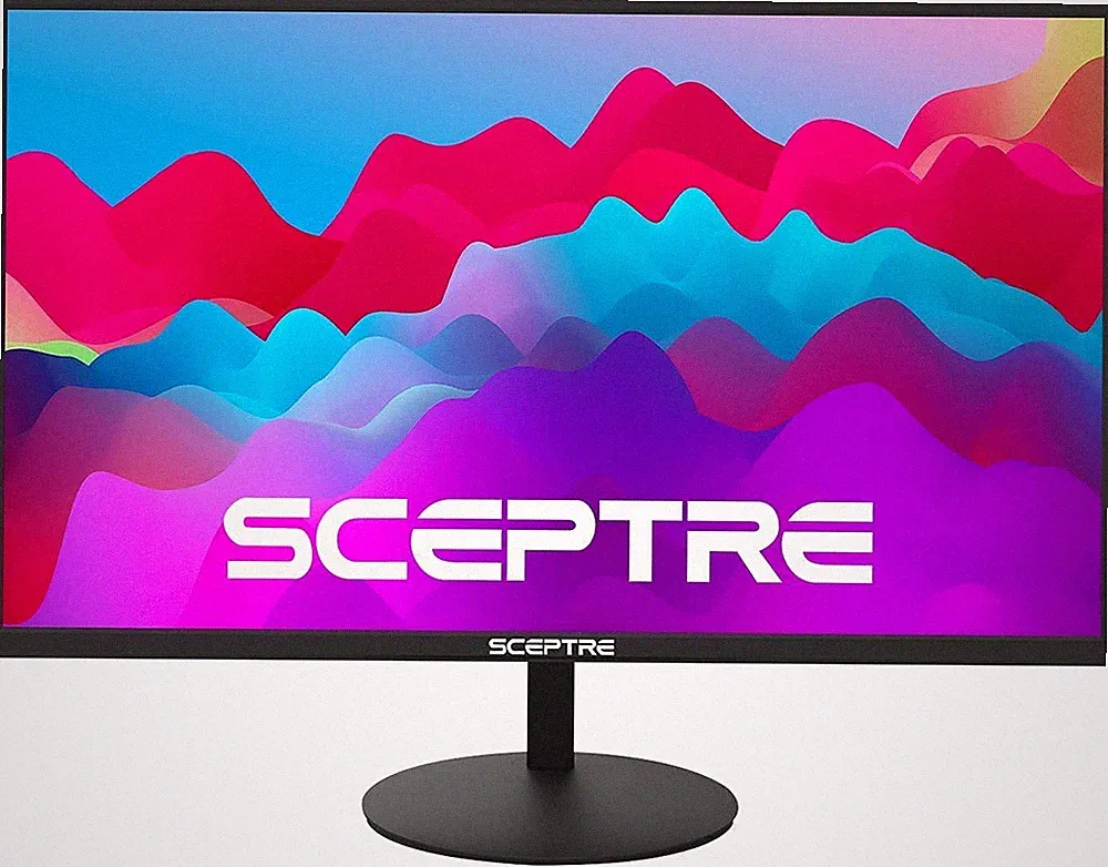 27-Inch FHD LED Gaming Monitor 75Hz 2X HDMI VGA Build-in Speakers, Ultra Slim Me