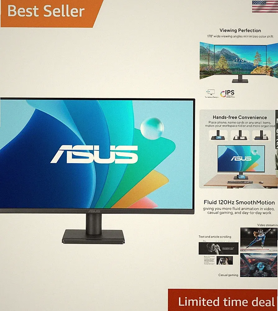 27-Inch Frameless Eye Care Gaming Monitor with 1ms Response & Low Blue Light