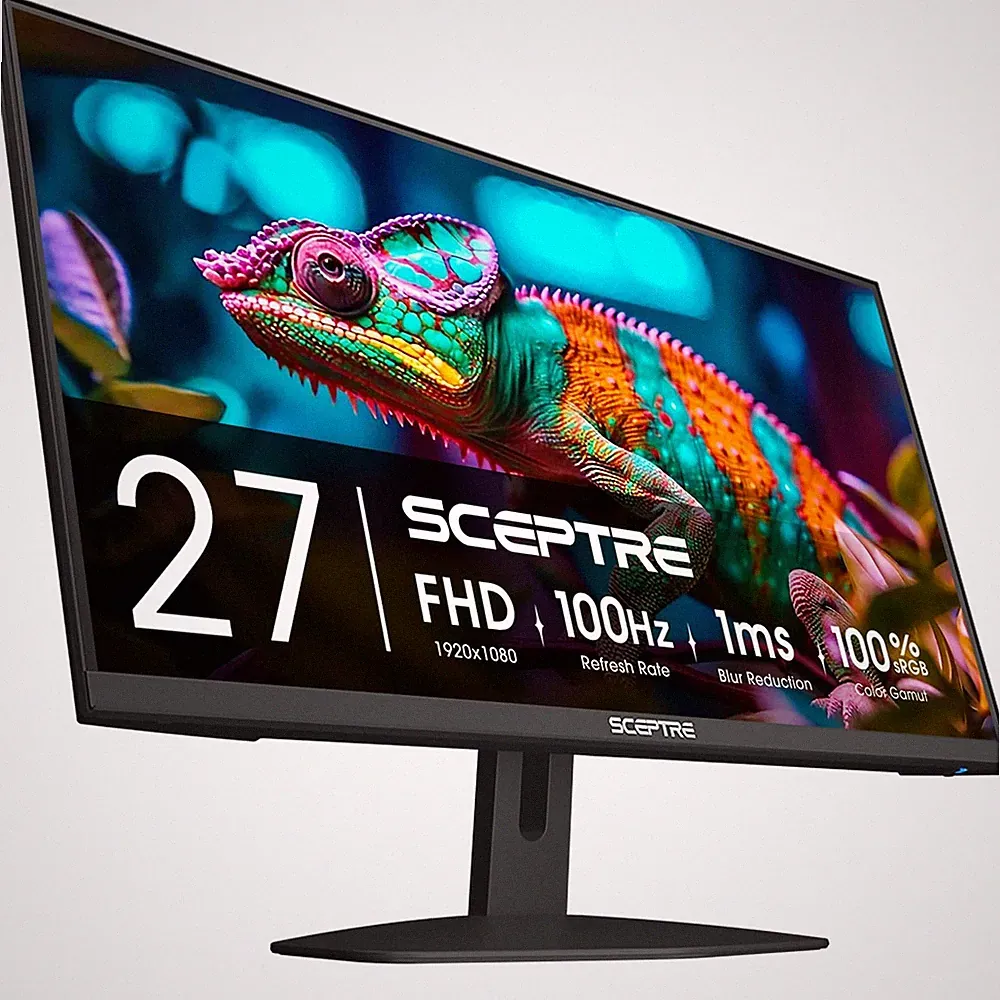 27-Inch Gaming Monitor FHD 1080p 100Hz 1ms AMD FreeSync - Eye Care Built-in
