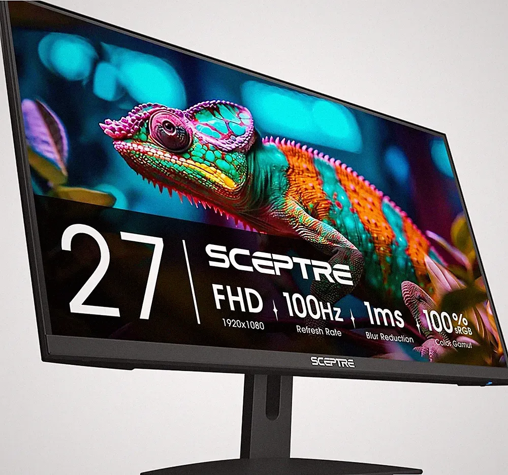 27-Inch Gaming Monitor, FHD 1080P, 100Hz, 1Ms, Displayport, HDMI X2, 100% Srgb