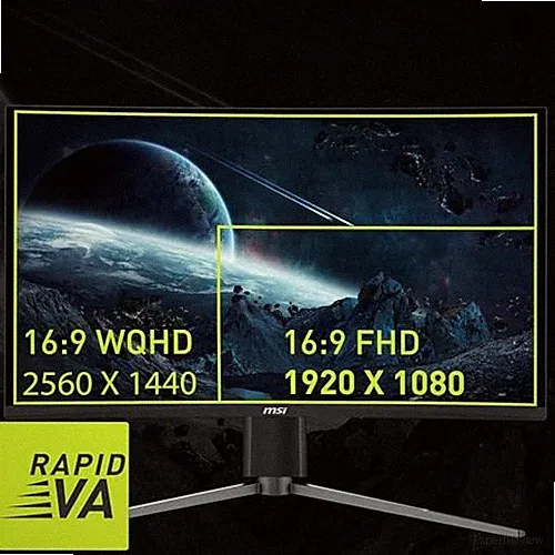 27-INCH IPS 2560 X 1440 (QHD) COMPUTER MONITOR, 180HZ, AMD FREESYNC, HDMI, MSI