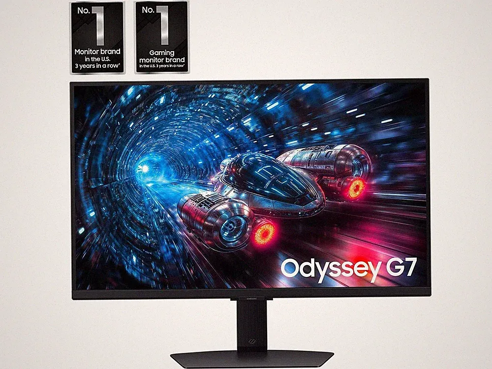 27 Inch Samsung Odyssey G7 G70F Fast IPS Dual Mode 4K 180Hz / FHD 360Hz Monitor