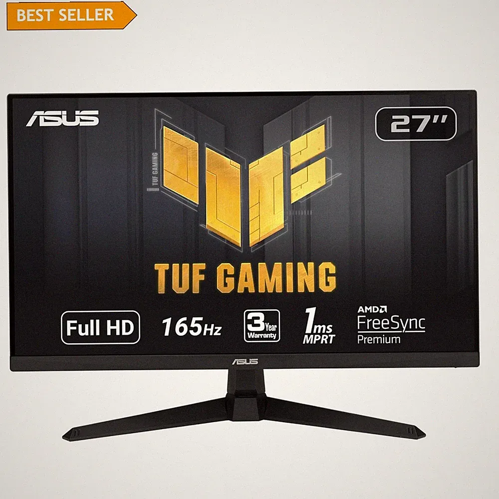 27-Inch TUF Gaming Monitor: 1080P, 165Hz, FreeSync, Eye Care for Gaming
