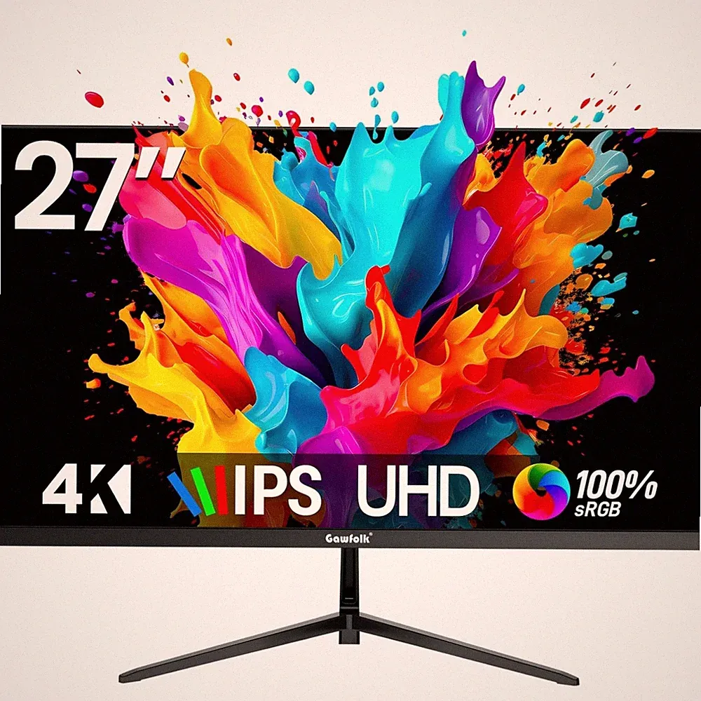 27 Inch UHD Monitor - IPS 4K Display, Freesync, Matte Finish