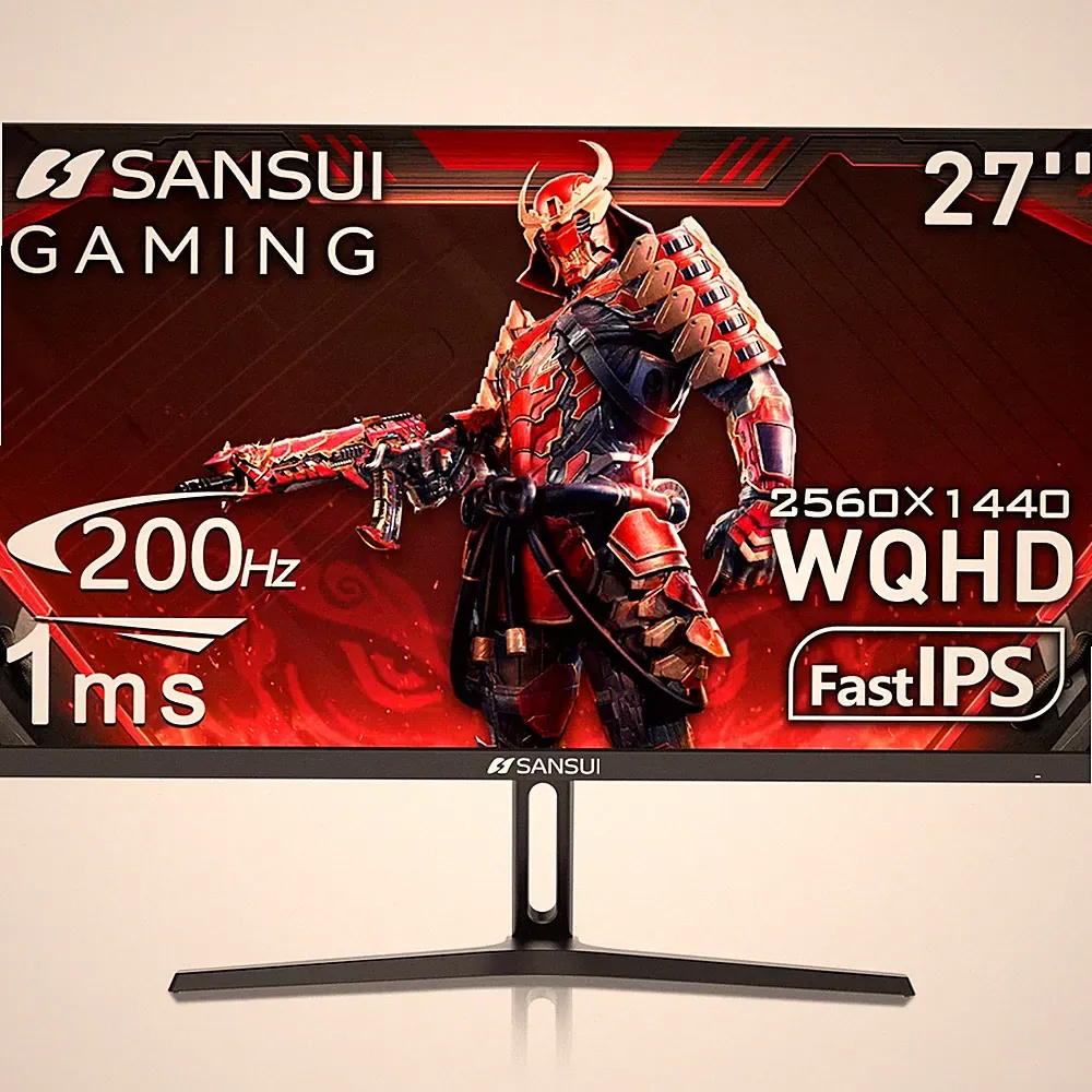 27 Inch WQHD 2560 x 1440 IPS Gaming Monitor, 200Hz 180Hz 1ms Computer Monitor...