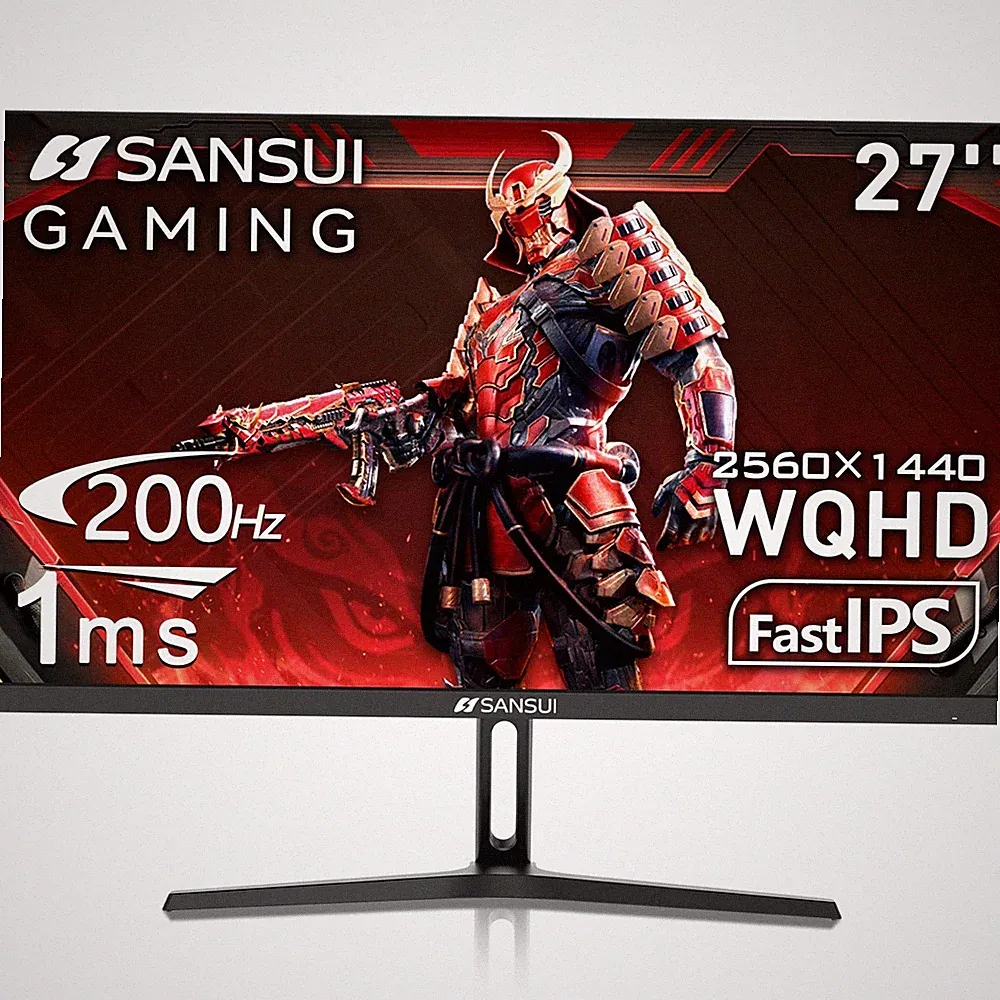 27 Inch WQHD 2560 x 1440 IPS Gaming Monitor, 200Hz 180Hz 1ms Computer Monitor...