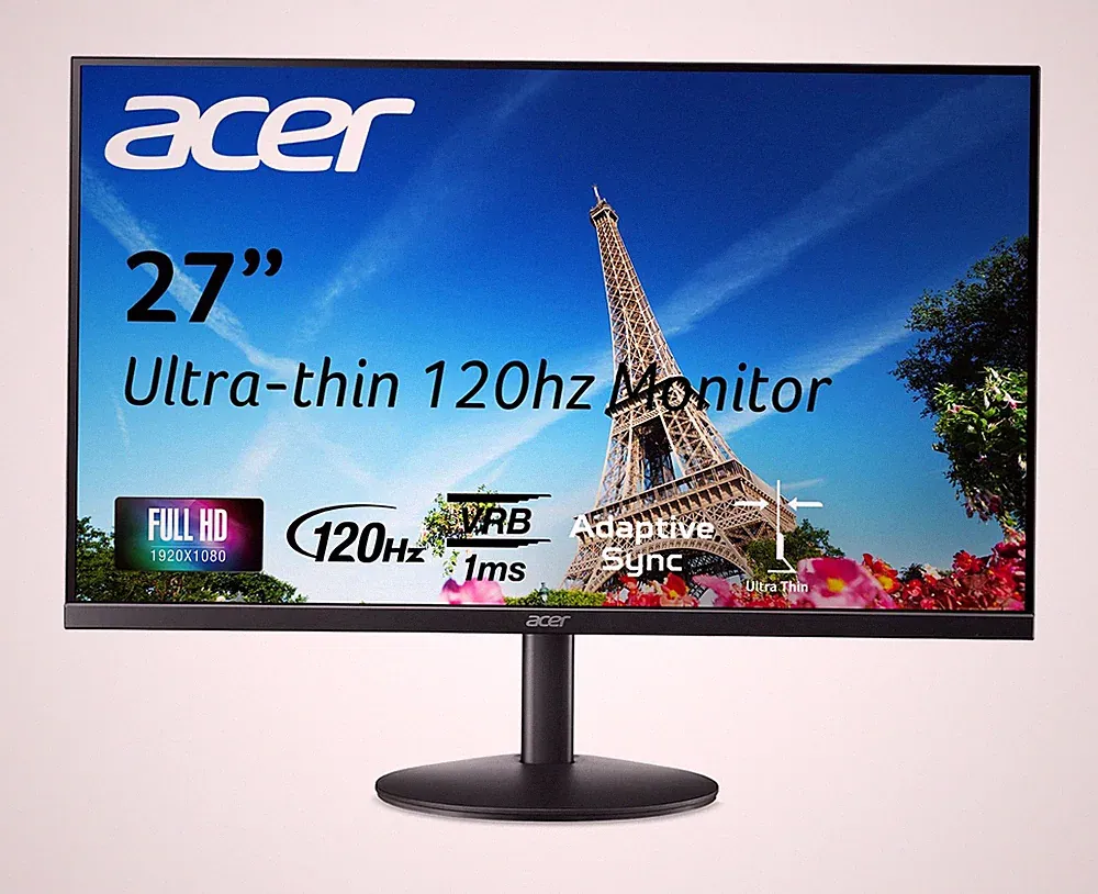 27 IPS Gaming Monitor 1920x1080 120Hz 1ms FreeSync Acer SB273 G0bi Full Office