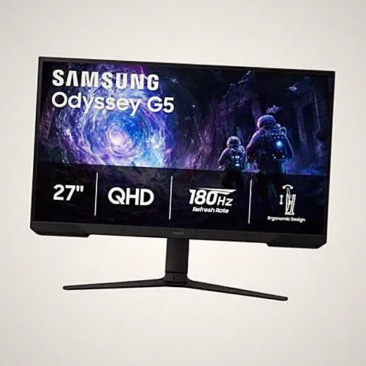 27" Odyssey G5 (G51F) Series QHD (1440P) Gaming Monitor | 180Hz, 1ms, AMD