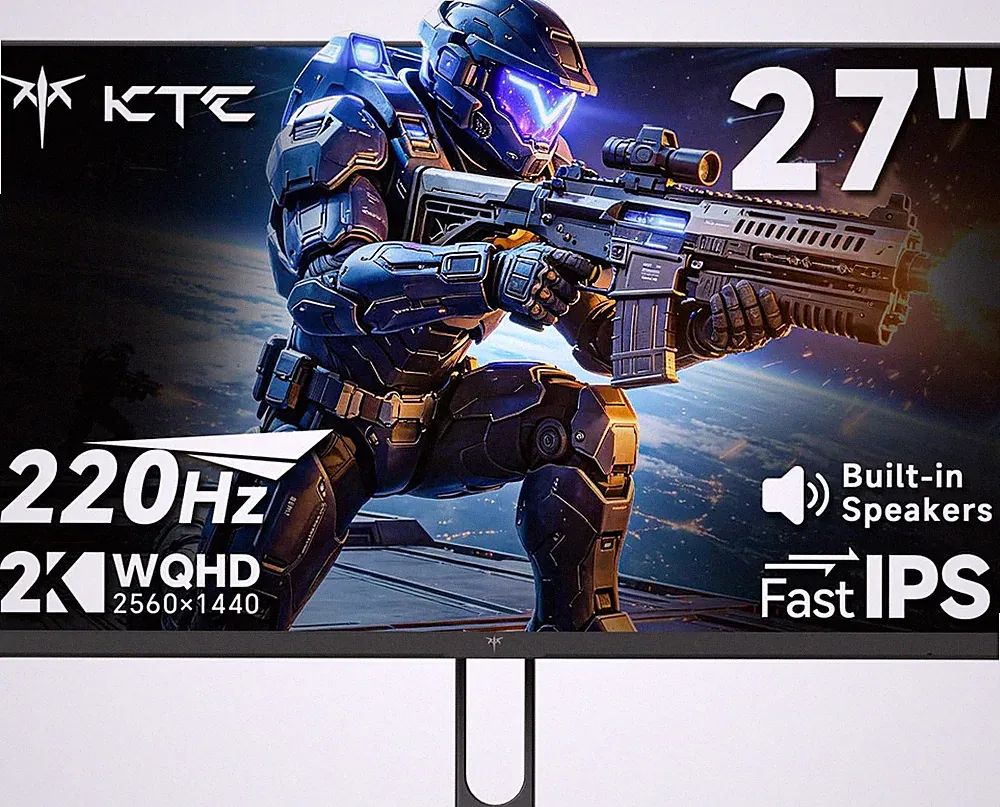 27" QHD 220Hz Fast IPS Gaming Monitor with Built-in Speakers H27T22C-3
