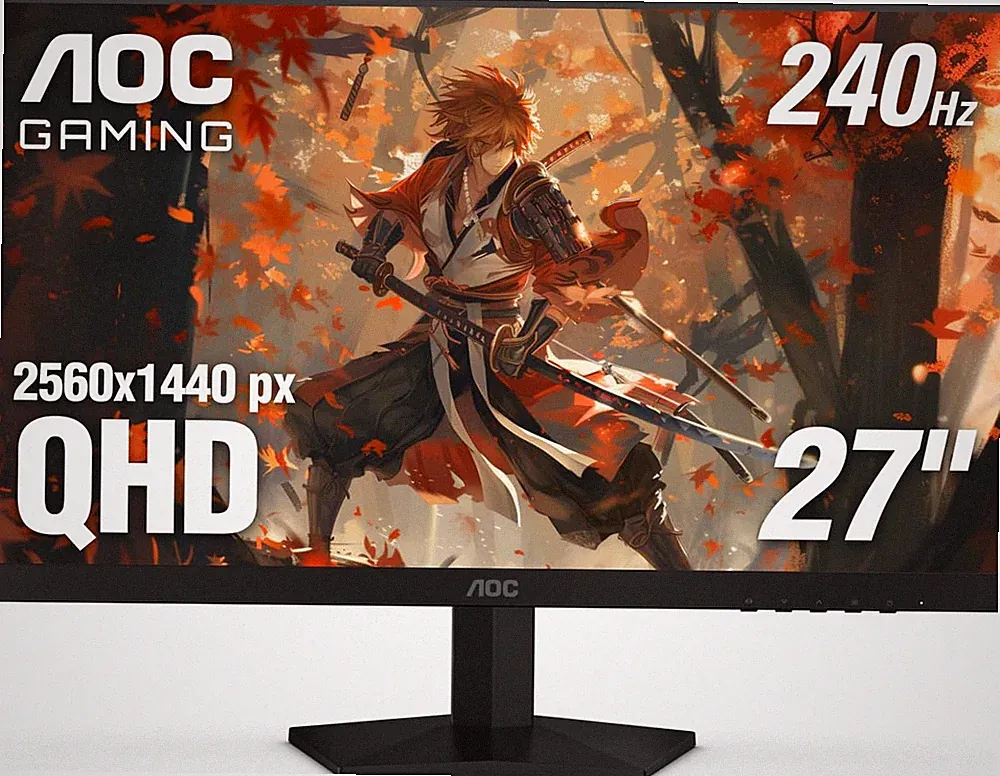 27" QHD Gaming Monitor 240Hz IPS 1440p 0.3ms HDR G-SYNC Compatible Q27G41ZE