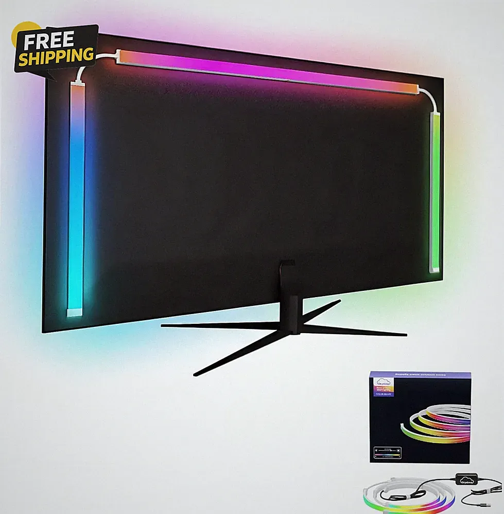 27" RGB Monitor Backlight PC Sync LED Strip Lights for Gaming Windows