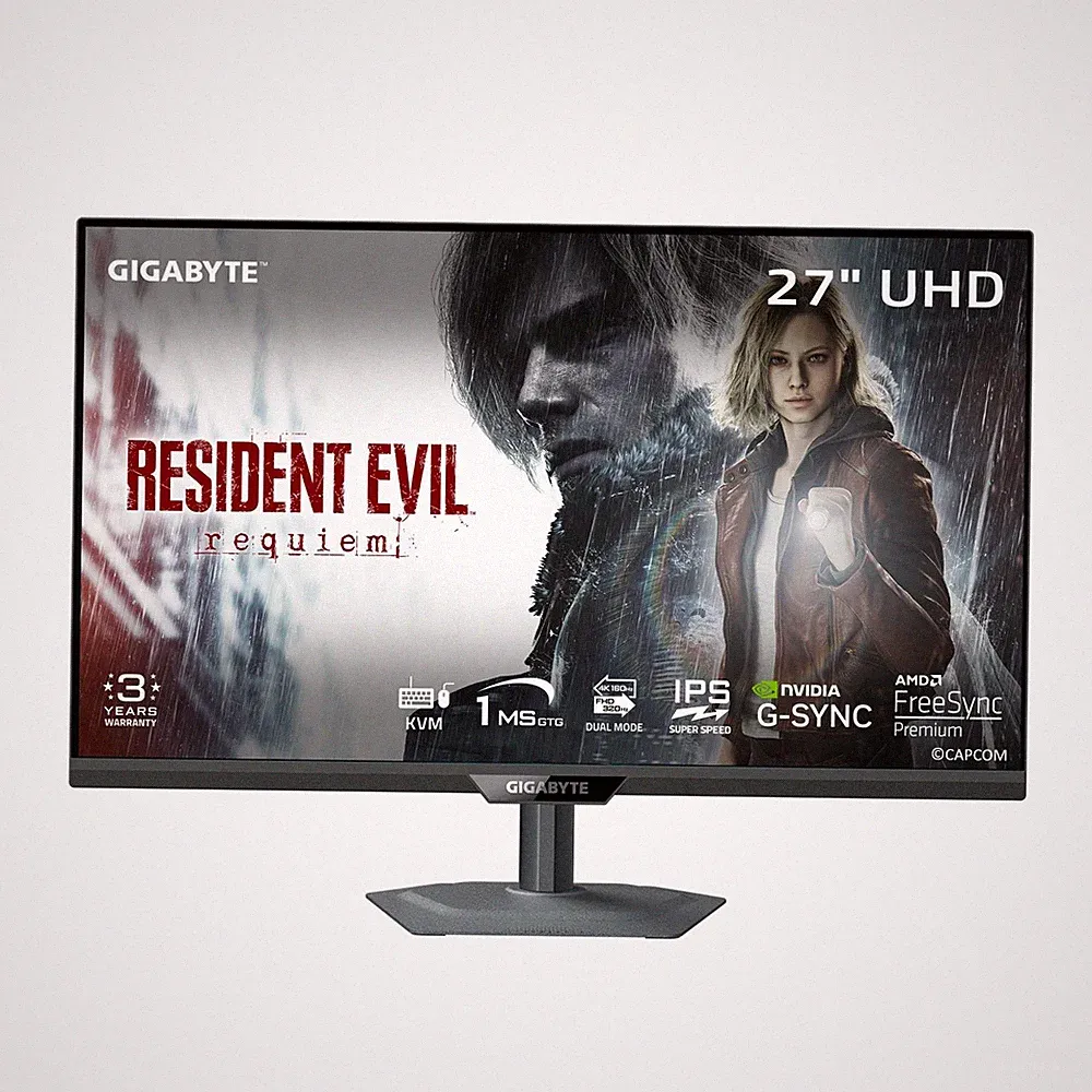 27 UHD Gaming Monitor 3840x2160 160Hz 1ms IPS GIGABYTE M27UP SA Adjustable Dual