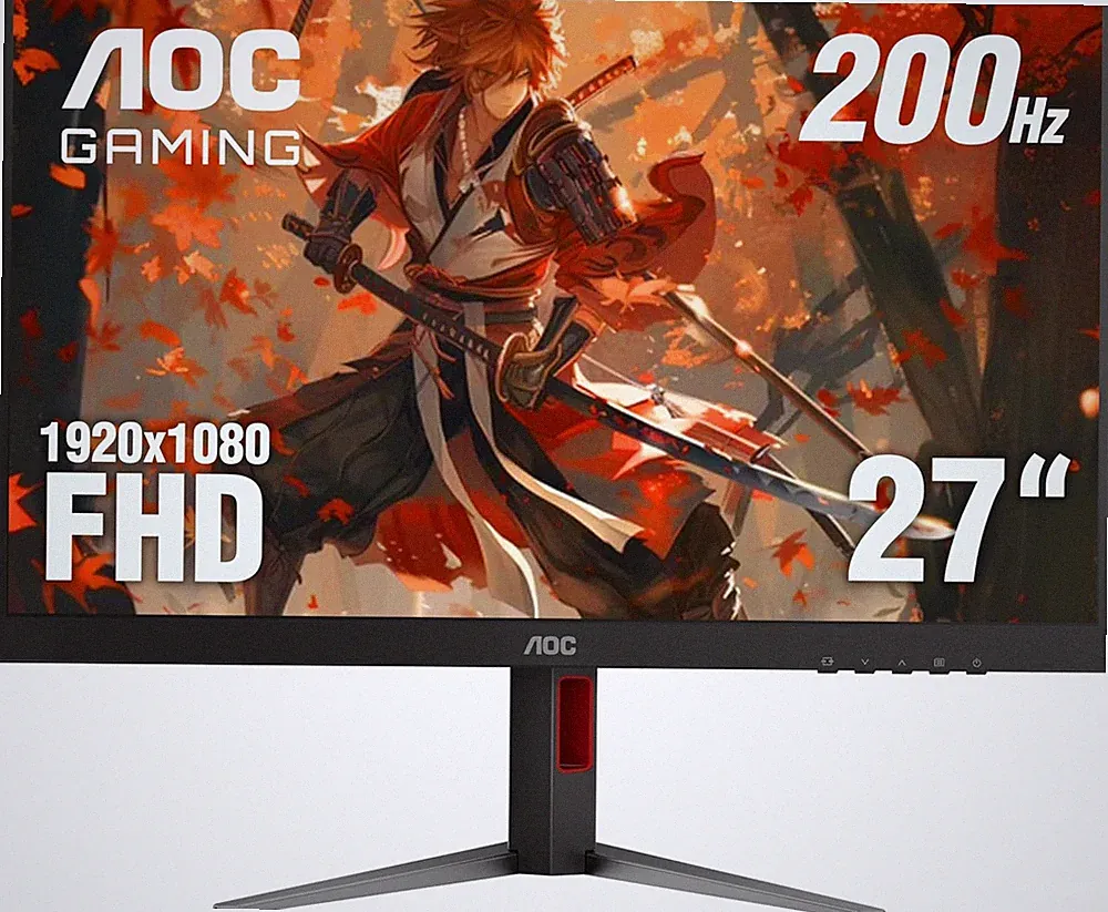 27G4H 27 Inch Gaming Monitor, Full HD 1920X1080, IPS Panel, 200Hz 0.3Ms MPRT, G