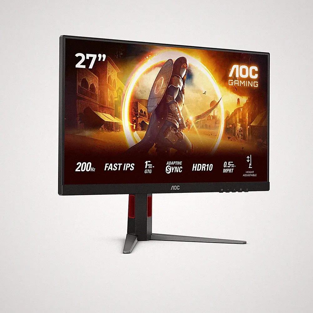 27G4HA 27 inch FHD Gaming Monitor, 200Hz, Fast IPS Panel, 0.5ms MPRT, Adaptive...