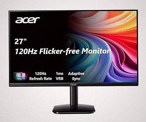 27in FHD 1920x1080 IPS 120Hz Gaming Monitor | Office KB272 G0bi