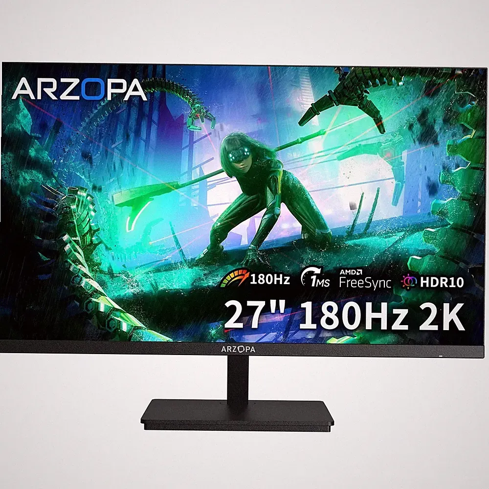 27in QHD 2K Gaming Monitor 180Hz Fast IPS 1ms HDR10 Type-C G‑Sync