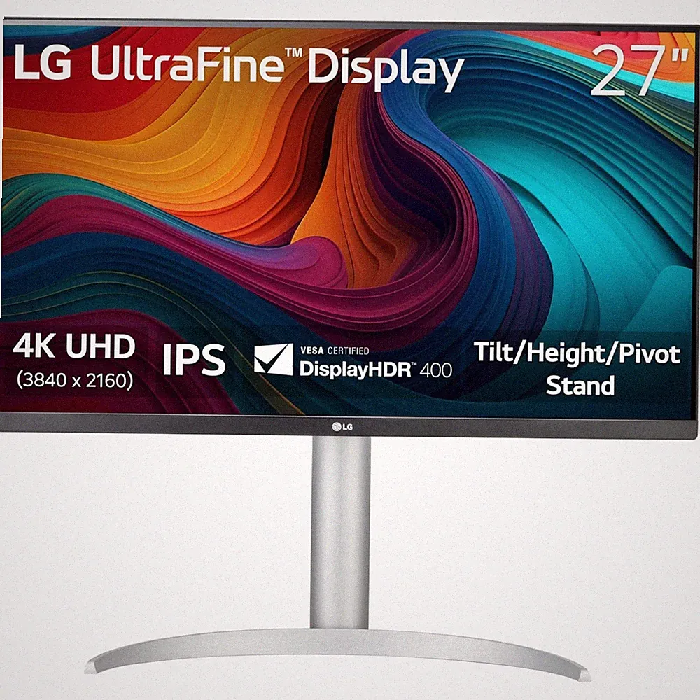 27UP650K-W 27-inch Ultrafine 4K UHD 3840 x 2160 IPS Computer Monitor, 60Hz, 5...