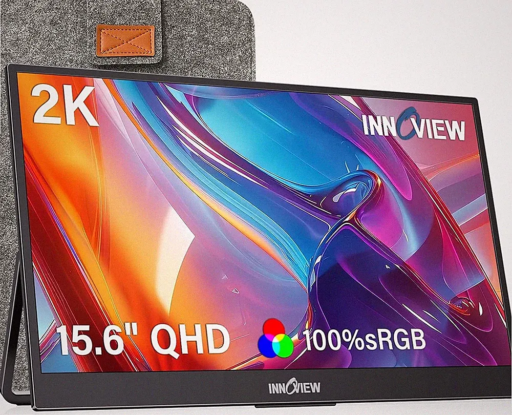 2K HDR Portable Monitor 15.6 USB C HDMI