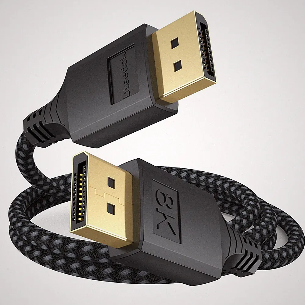 3 ft DisplayPort Cable 1.4 8K@60Hz DP Cord for PC Monitor Gaming Braided