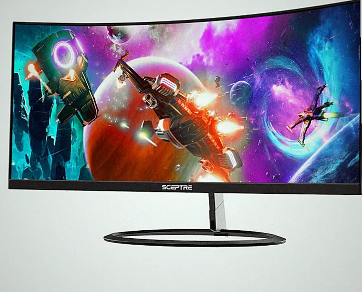 30" Curved Ultrawide 100Hz Monitor 2560 x 1080 Full HD Resolution Up to 100Hz