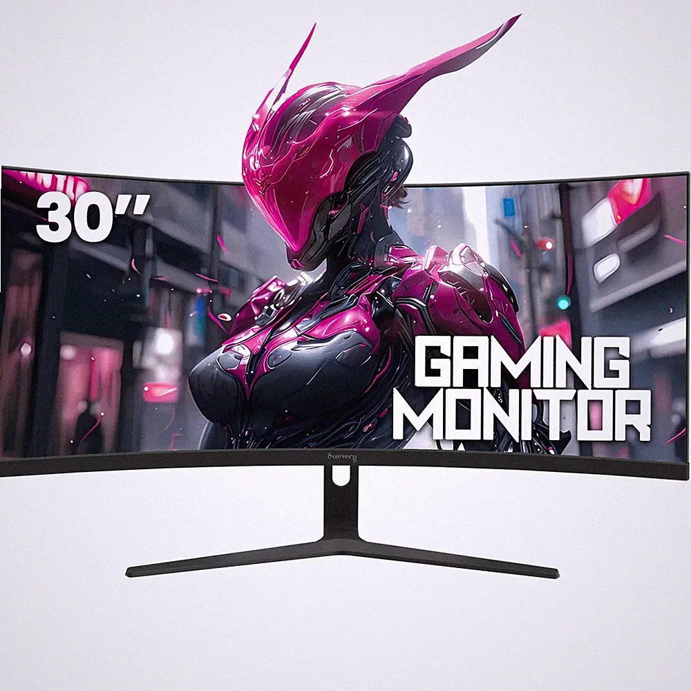 30" Curved Ultrawide Monitor WFHD 200Hz 1500R HDMI DP Black
