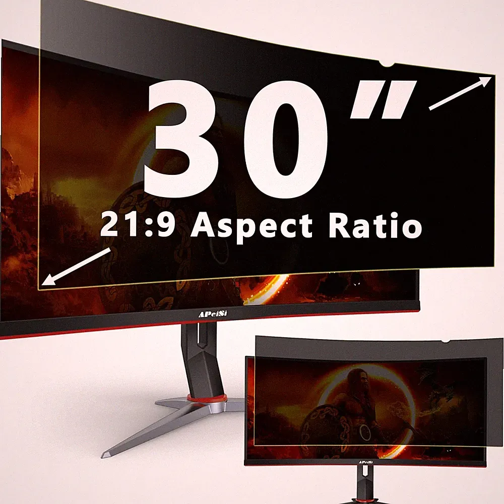 30 Inch Privacy Screen Filter for 21:9 Curved Ultrawide Gaming Monitor | Priv...