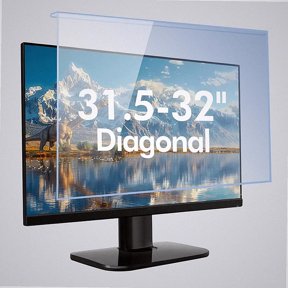 31.5-32 Inch Blue Light Filter for Computer Monitor, TV Computer Screen Blue...