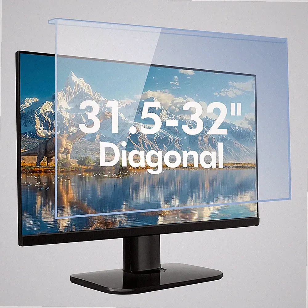 31.5-32 Inch Blue Light Filter for Computer Monitor, TV Computer Screen Blue Lig