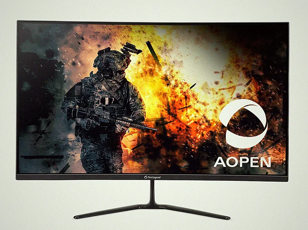 31.5in Gaming Monitor FHD 1920x1080 Curved 180Hz AOPEN by Acer 32HC5QR