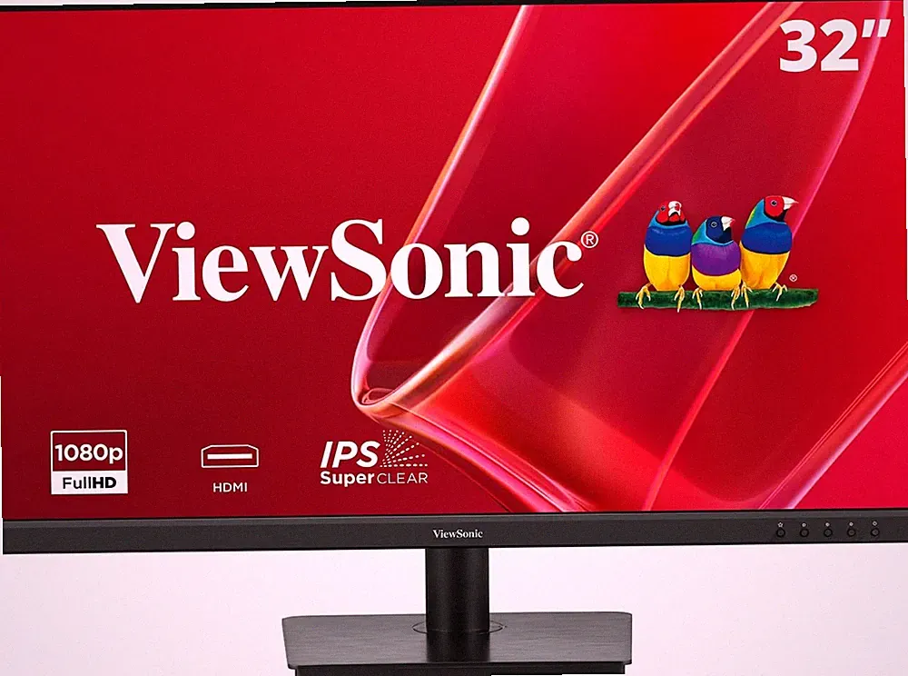 32" FHD 1080P IPS Monitor, 75Hz, Frameless, Built-In Speakers, HDMI/VGA
