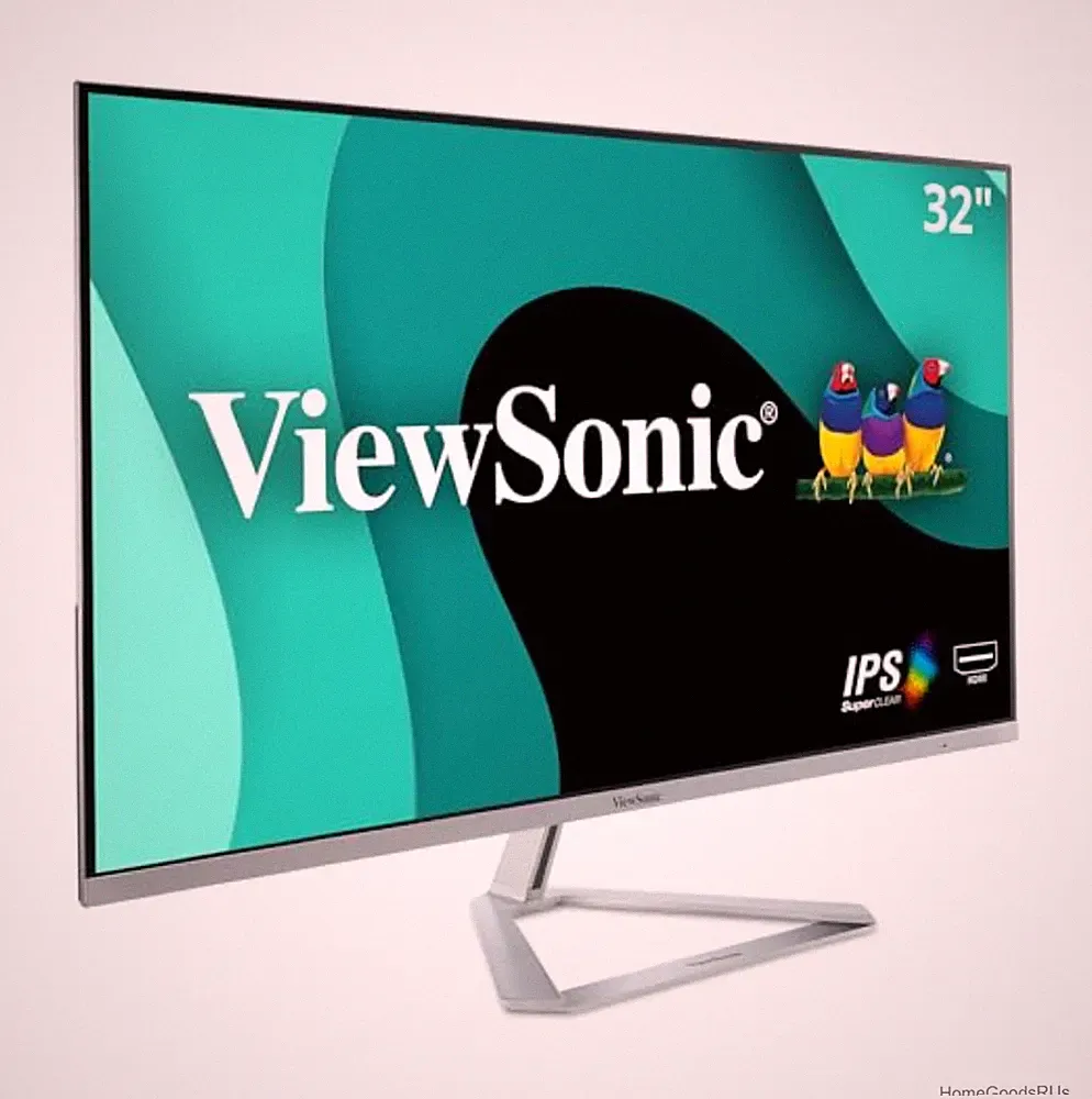 32 Inch 1080p IPS Monitor 75Hz HDMI DisplayPort VGA Ultra Thin Bezel Flicker