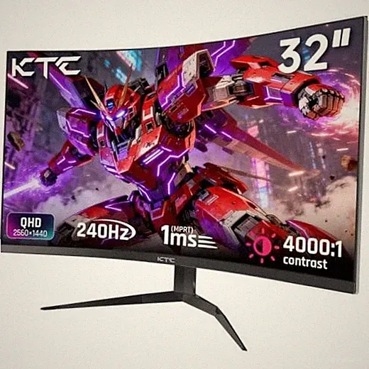 32 inch 240Hz Curved Gaming Monitor, 2K 1440P Computer Monitor,H32S25E