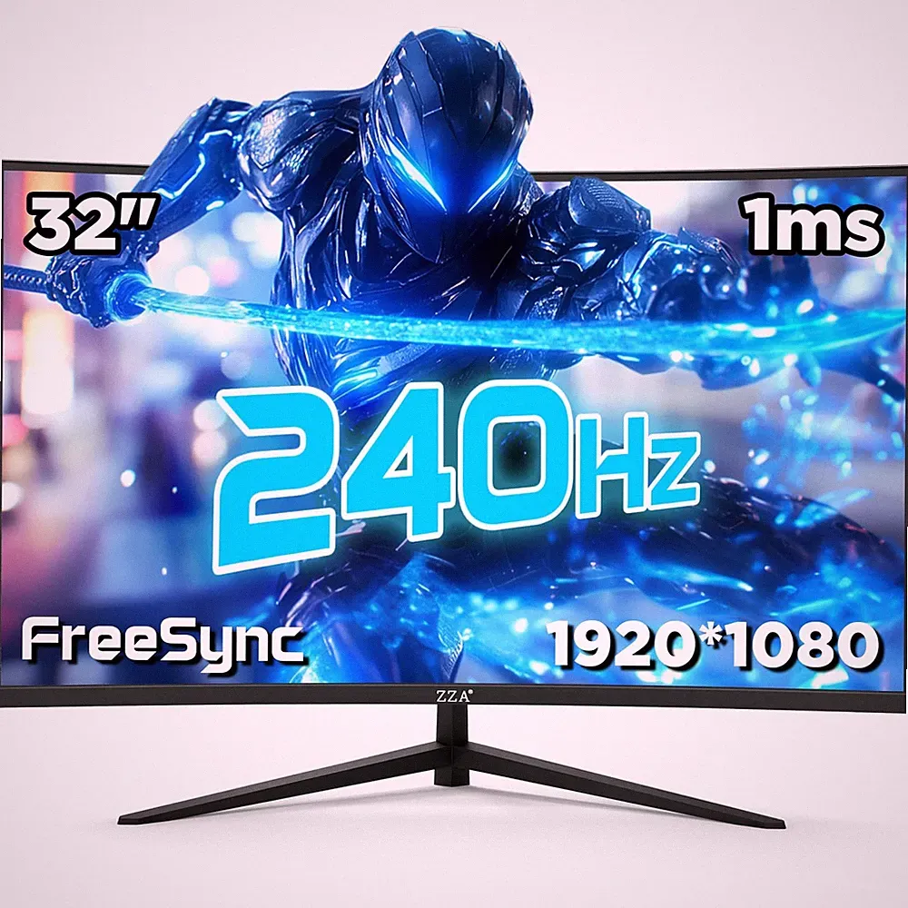 4k gaming ultra wide curved monitor 240hz 32 inch 1ms