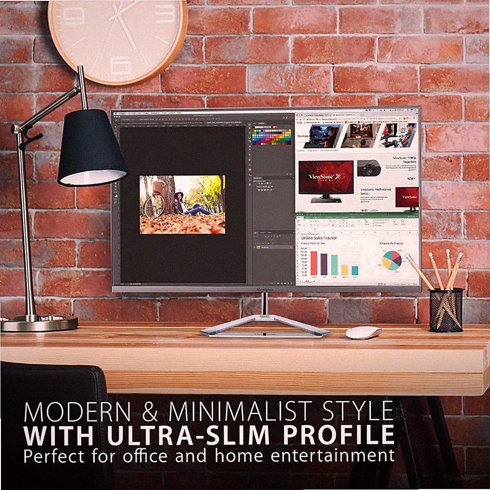 32-Inch IPS Monitor, 1920x1080 Resolution, Eye-Friendly Tech