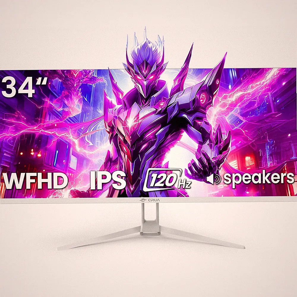 34'' 120Hz IPS Ultrawide Gaming Monitor, WFHD 2560X1080, 21:9, Computer Monitors