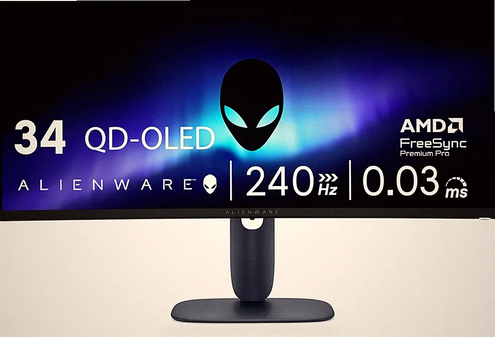 34 240Hz QD-OLED Curved Gaming Monitor - AW3425DW - 34.2-Inch WQHD (3440 X 1440)