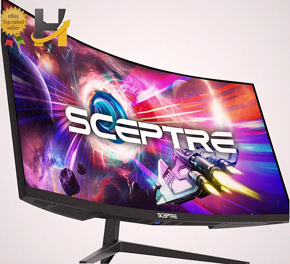 34" Curved Ultrawide WQHD Monitor 3440 × 1440 up to 180Hz/165Hz Built In Speaker