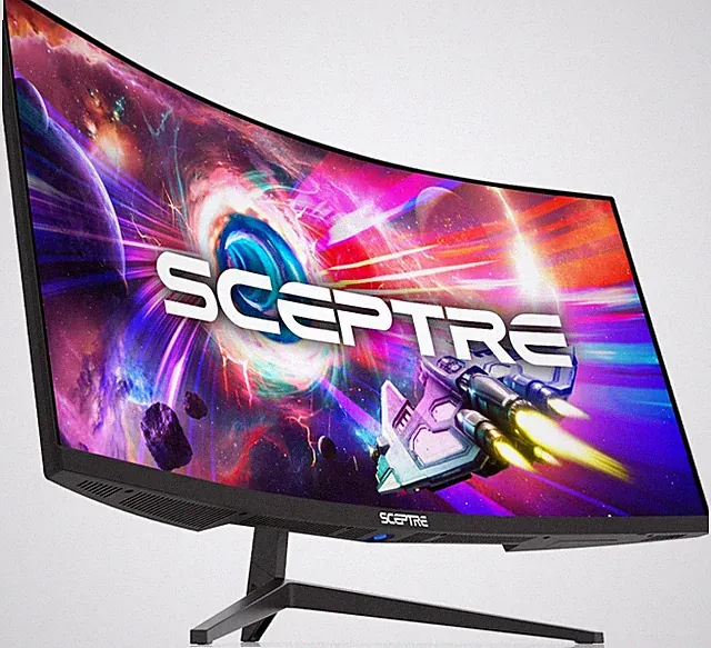 34-Inch Curved Ultrawide WQHD Monitor (3440 × 1440), R1500, up to 180Hz/165Hz...