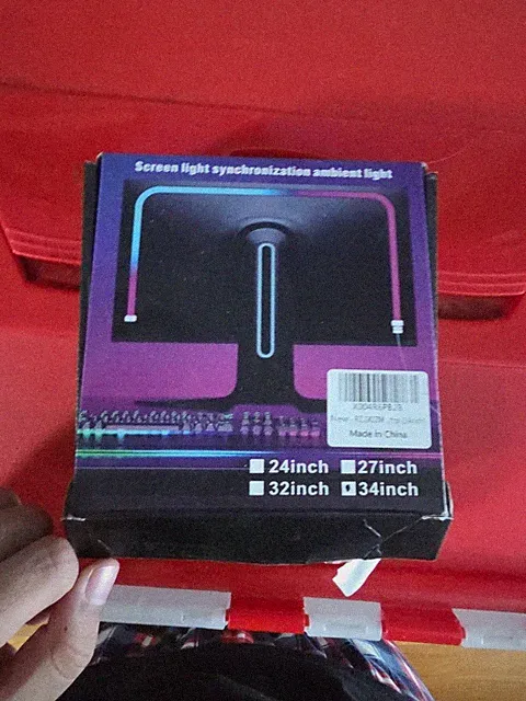 34-inch Monitor LED Backlights with Screen & Music Sync