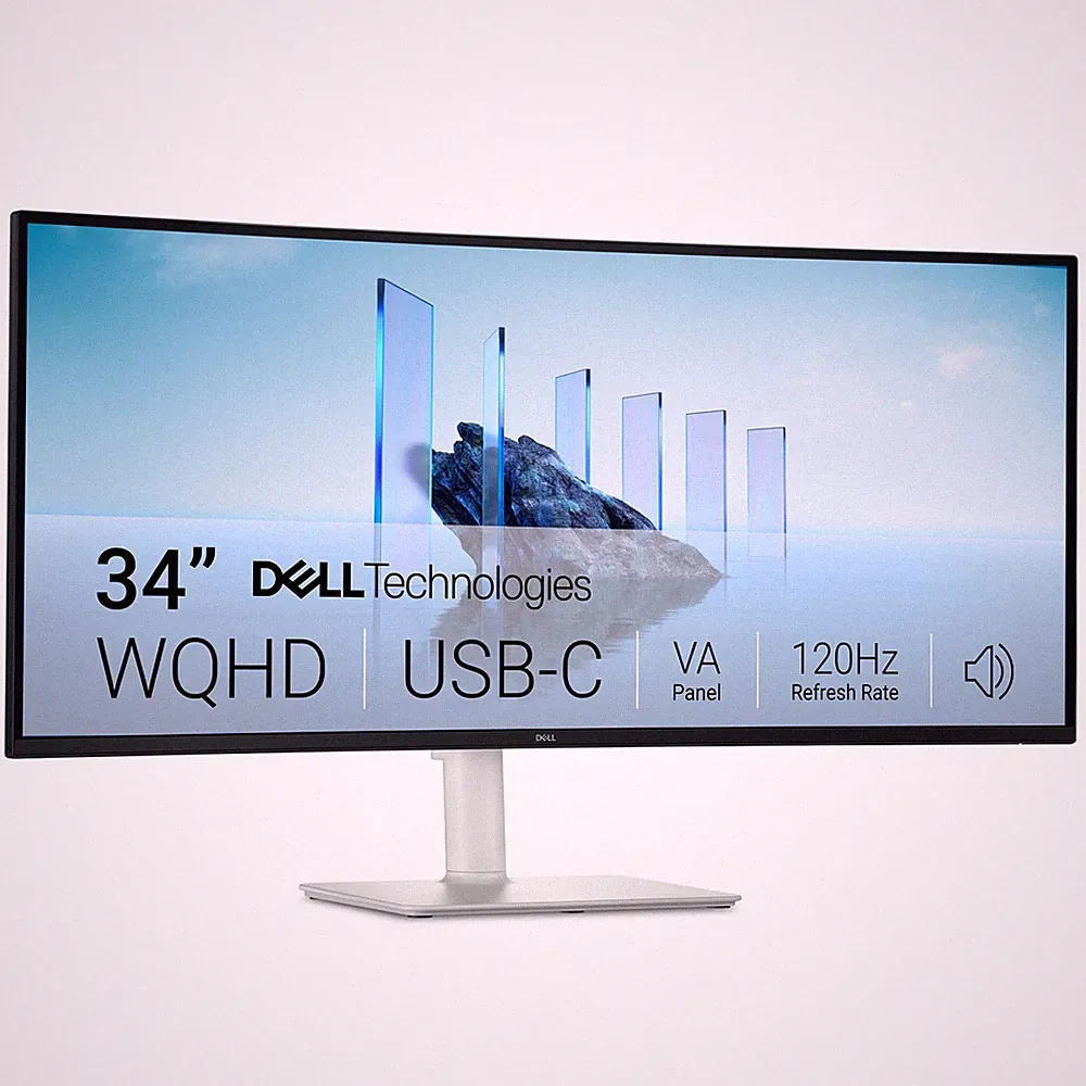34 Plus USB-C Curved Monitor - S3425DW - 34-inch (3440 x 1440) Display