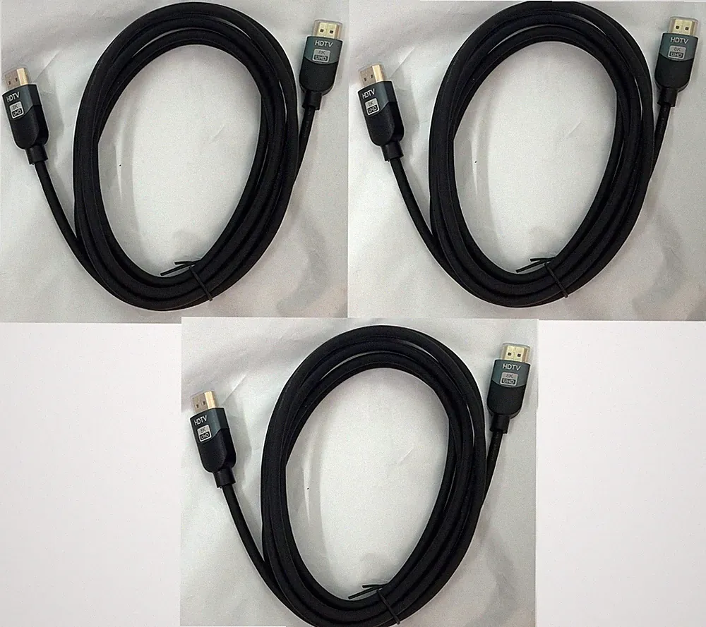 3X 8K HDMI 2.1 Cables 10F High Speed HDMI Gaming Monitor Cable for PS5 TV