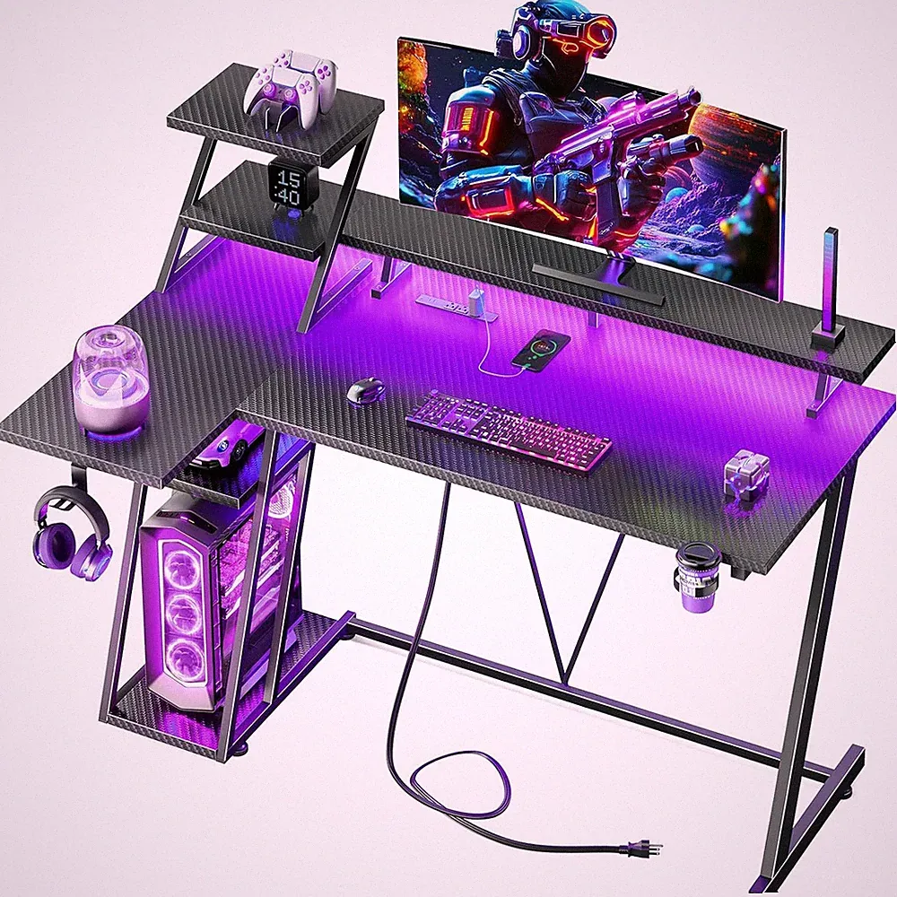 40 inch gaming desk with monitor mount