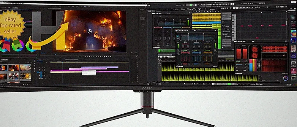 49" Curved Gaming Monitor 144Hz Ultrawide 32:9 WDFHD 3840 X 1080P R1800 99% Srgb