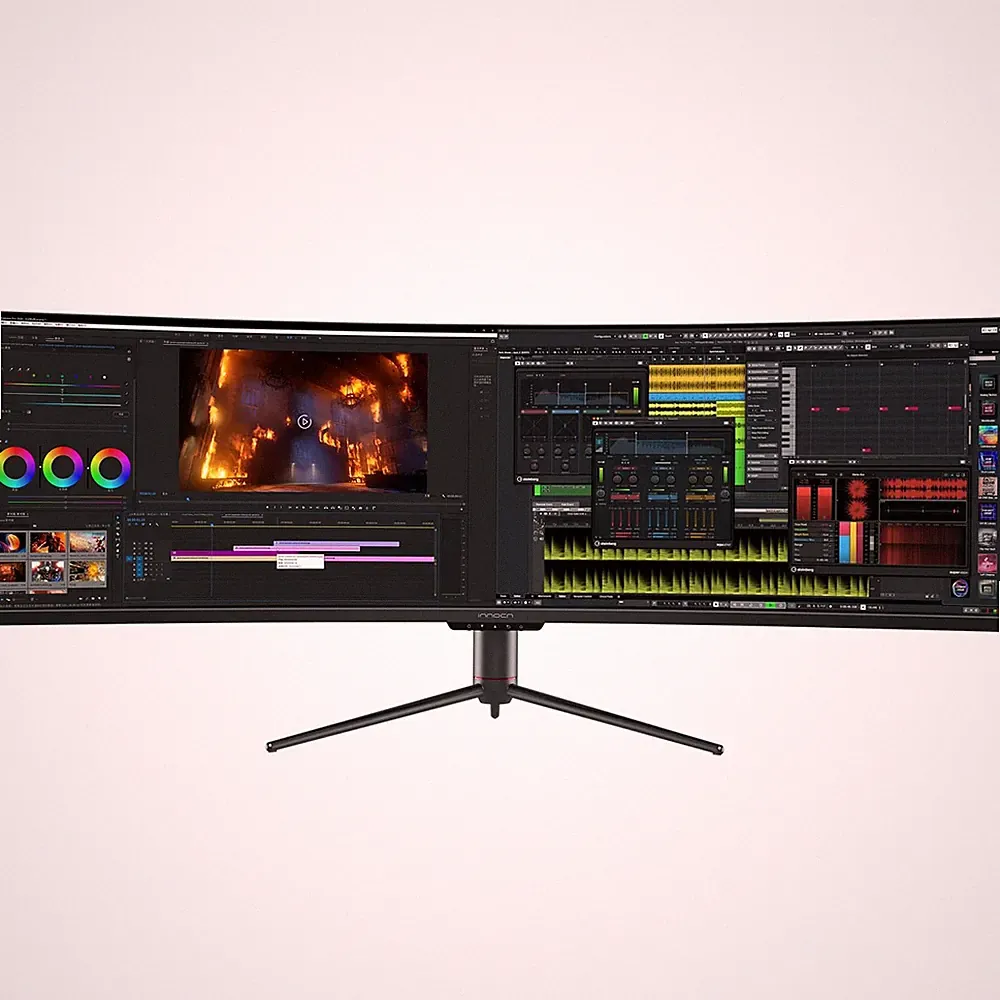 innocn 49" curved gaming monitor 144hz ultrawide 32 9