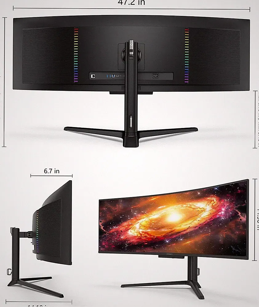 49 Inch OLED Ultrawide Curved Monitor 5K2K 5120 x 1440p 144Hz 0.03ms INNOCN