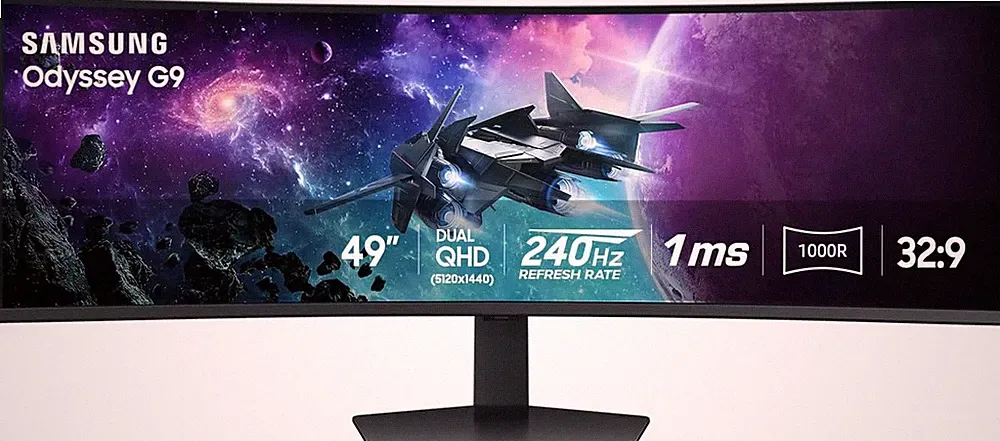 49" Odyssey G9 (G95C) Series DQHD 1000R Curved Gaming Monitor, 240Hz, 1Ms(Gtg)