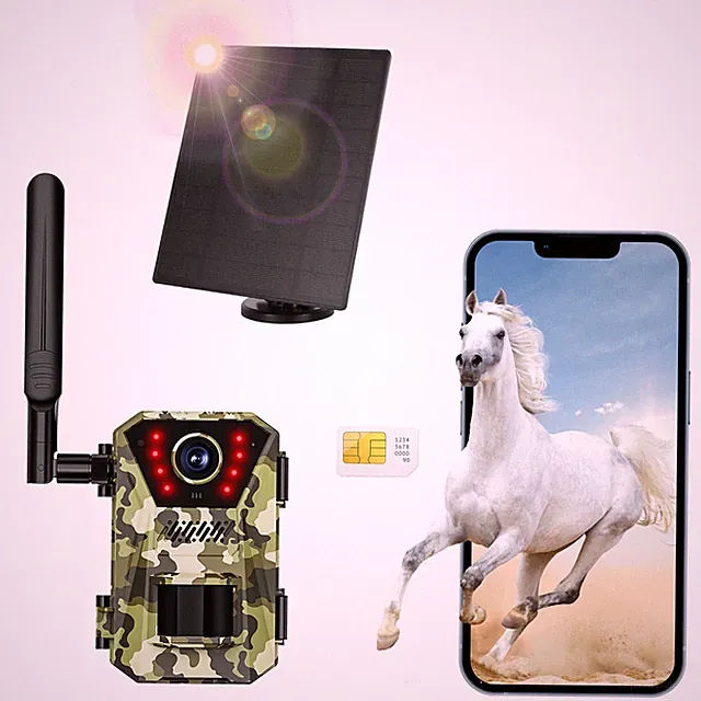 4K Campark WiFi Trail Camera 85MP UHD Solar Night Vision Hunting PIR