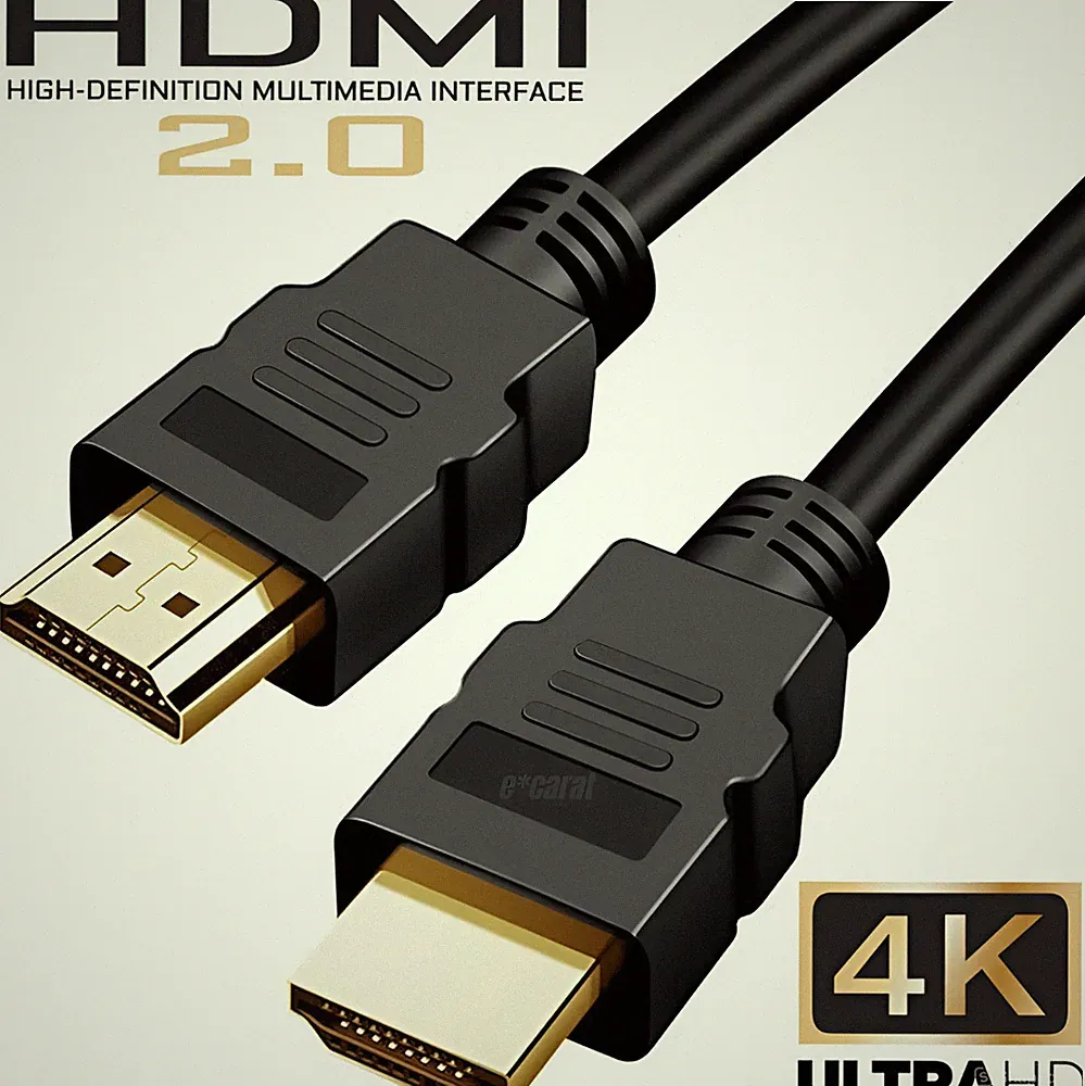 4K HDMI 2.0 Cable with HDR & Ethernet – Ultra HD Ideal for Gaming Consoles & PC