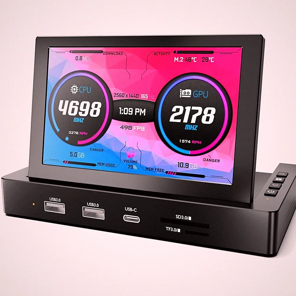 5" Pocket Monitor with USB-C Connection & Speakers